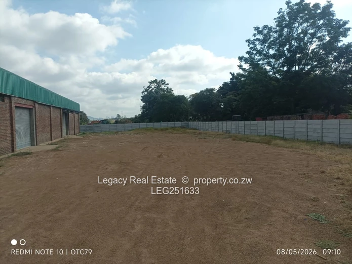 Spacious 800m² Factory on 2650m² Yard with Borehole — Prospect, Harare