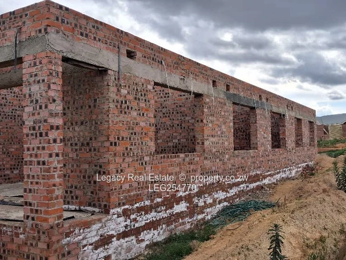 4-Bed Shell Home — Space for En-suite, 24hr Security in Ruwa (Sole Mandate)