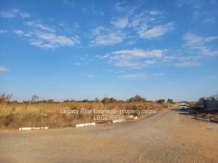 Waterfalls Prospect serviced stands with Tarred Roads,Sewer Line and water.