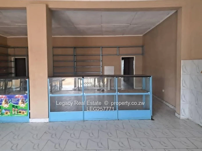Stoneridge Brick-Front Retail 150m² — Tiled, Parking, ZESA