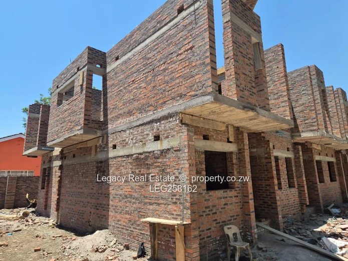 Shell-Stage Double-Storey 3-Bed Townhouses — Highlands, Harare North