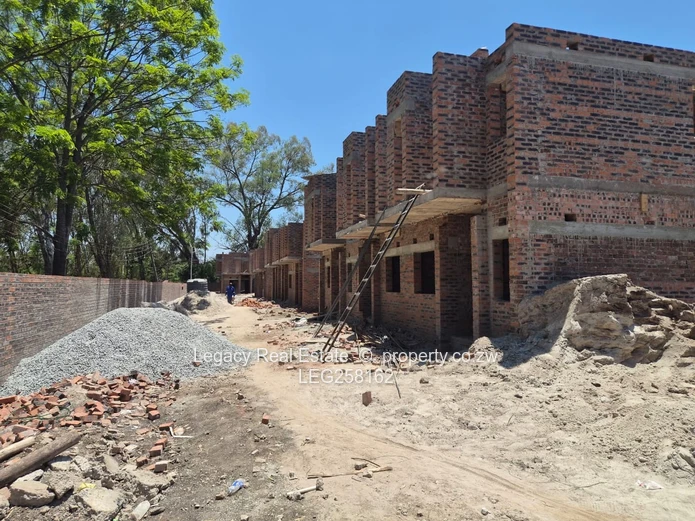 Shell-Stage Double-Storey 3-Bed Townhouses — Highlands, Harare North