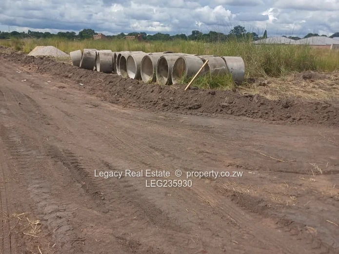 Waterfalls Prospect serviced stands with Tarred Roads,Sewer Line and water.