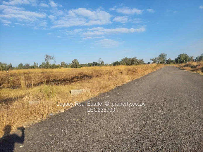 Waterfalls Prospect serviced stands with Tarred Roads,Sewer Line and water.
