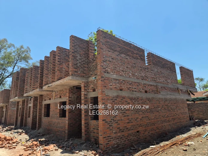 Shell-Stage Double-Storey 3-Bed Townhouses — Highlands, Harare North