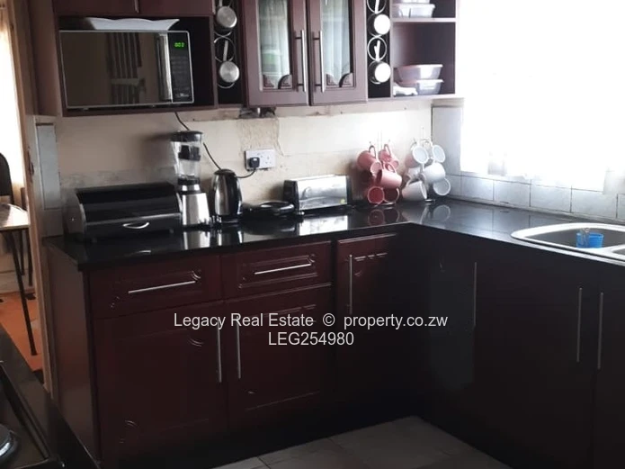 Brick 4-Bed Home in Norton with Borehole & Yard