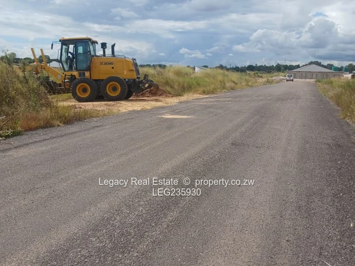 Waterfalls Prospect serviced stands with Tarred Roads,Sewer Line and water.