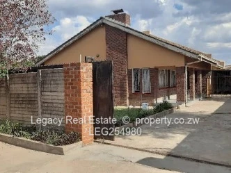Brick 4-Bed Home in Norton with Borehole & Yard