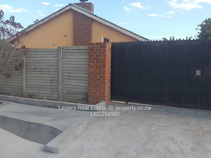Brick 4-Bed Home in Norton with Borehole & Yard