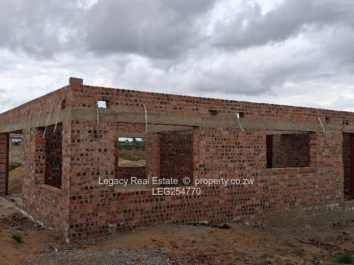 4-Bed Shell Home — Space for En-suite, 24hr Security in Ruwa (Sole Mandate)