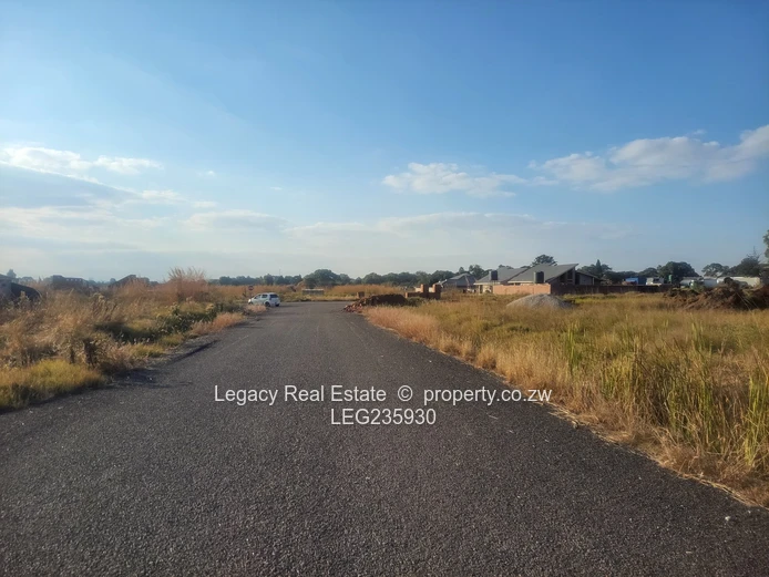 Waterfalls Prospect serviced stands with Tarred Roads,Sewer Line and water.