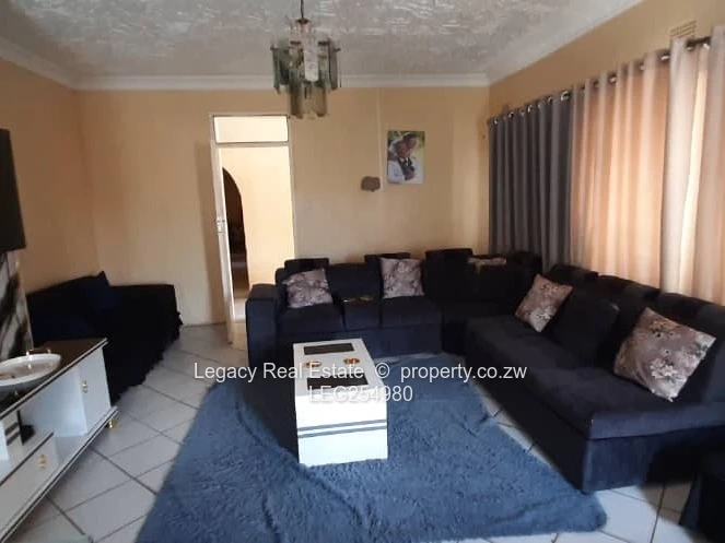 Brick 4-Bed Home in Norton with Borehole & Yard