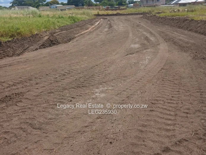 Waterfalls Prospect serviced stands with Tarred Roads,Sewer Line and water.