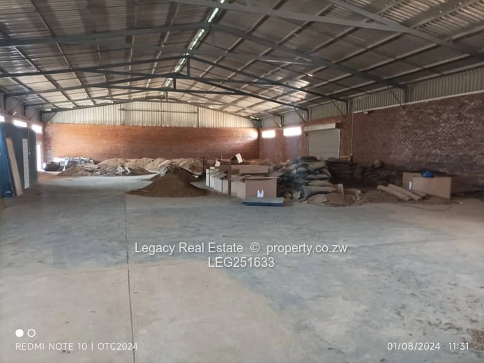 Spacious 800m² Factory on 2650m² Yard with Borehole — Prospect, Harare