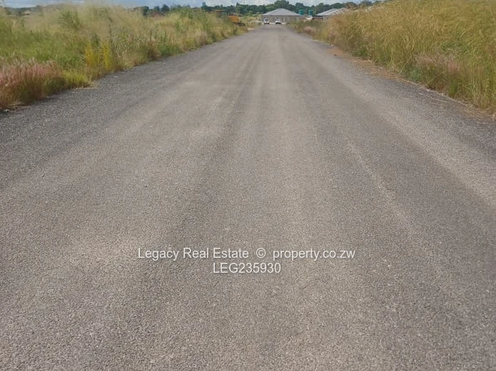 Waterfalls Prospect serviced stands with Tarred Roads,Sewer Line and water.
