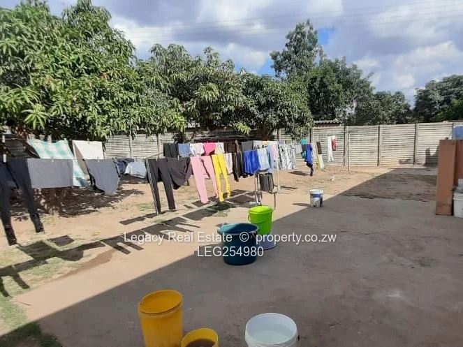 Brick 4-Bed Home in Norton with Borehole & Yard
