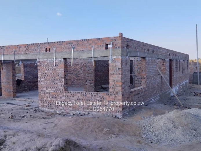 4-Bed Shell Home — Space for En-suite, 24hr Security in Ruwa (Sole Mandate)