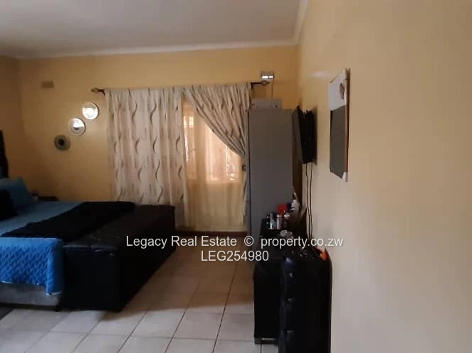 Brick 4-Bed Home in Norton with Borehole & Yard