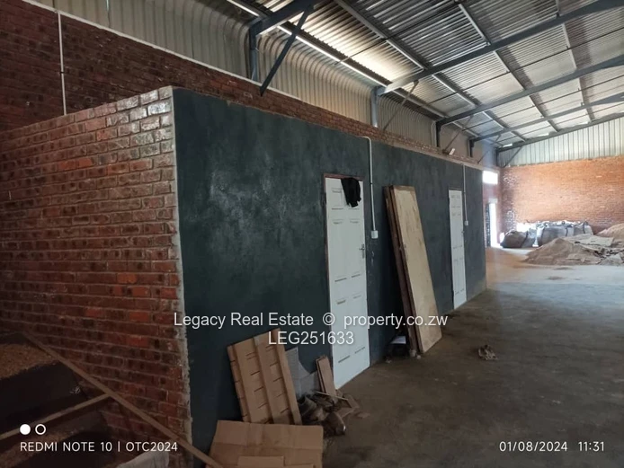 Spacious 800m² Factory on 2650m² Yard with Borehole — Prospect, Harare