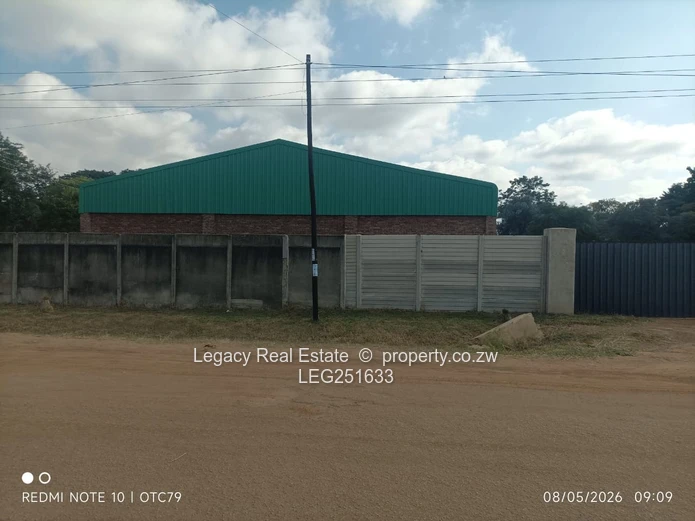 Spacious 800m² Factory on 2650m² Yard with Borehole — Prospect, Harare