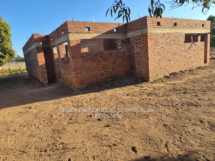 Prime 2,000sqm Stand with Incomplete Modern Home – Masotsha Ndhlovu