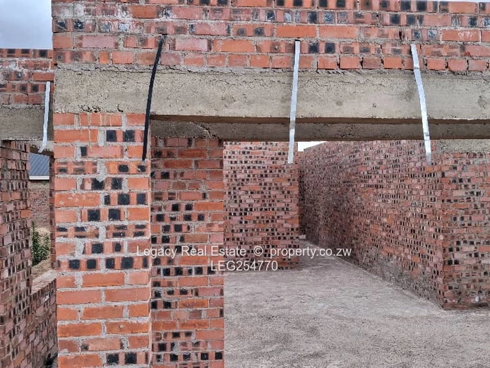 4-Bed Shell Home — Space for En-suite, 24hr Security in Ruwa (Sole Mandate)